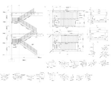 Structural Staircase Steel Detailing at Asia Infotech
