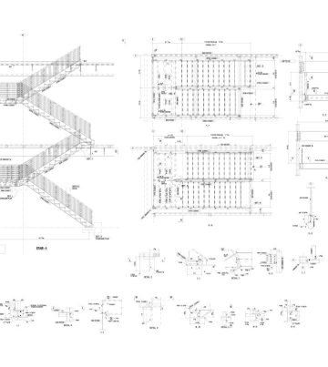 Structural Staircase Steel Detailing at Asia Infotech