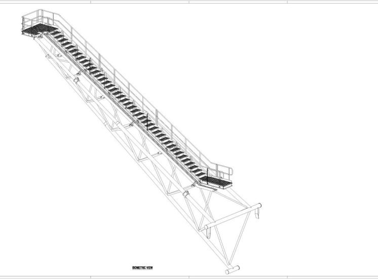 Flare Boom Steel Structure at Asia Infotech