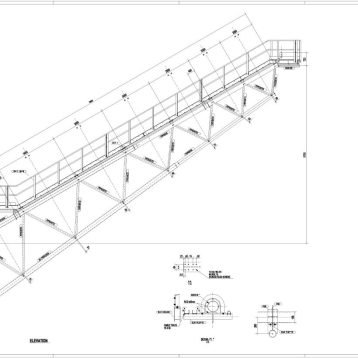 Flare Boom Steel Structure at Asia Infotech