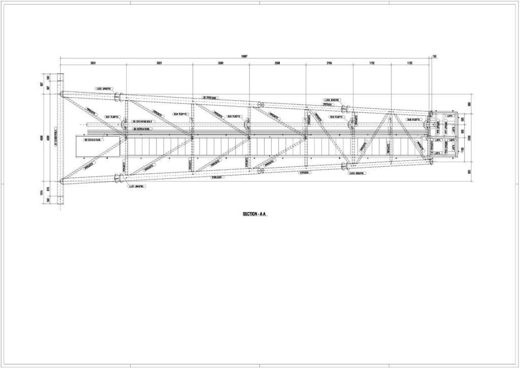 Booming Layout Flare Boom Structure Detailing | Asia Infotech