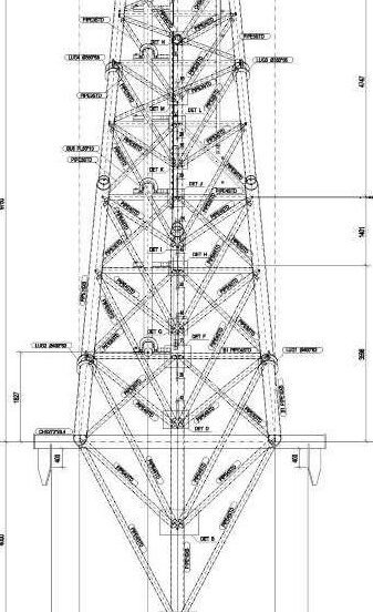 Flare Boom Steel Structure at Asia Infotech