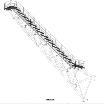 Flare Boom Steel Structure at Asia Infotech