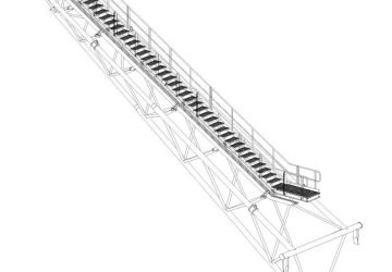 Flare Boom Steel Structure at Asia Infotech