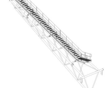 Flare Boom Steel Structure at Asia Infotech