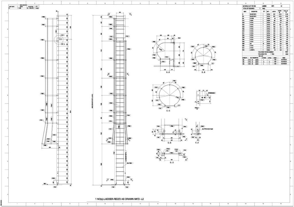 Structural Ladder Detailing | Asia Infotech