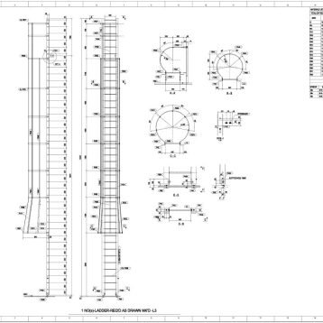 Structural Ladder Detailing Services at Asia Infotech