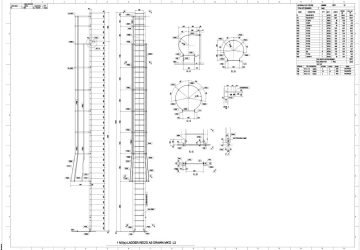 Structural Ladder Detailing Services at Asia Infotech