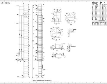 Structural Ladder Detailing Services at Asia Infotech