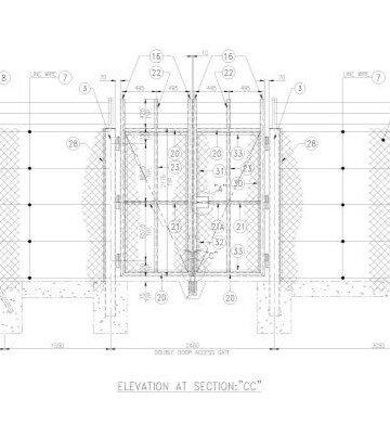 Structural Steel Fencing detailing at Asia Infotech