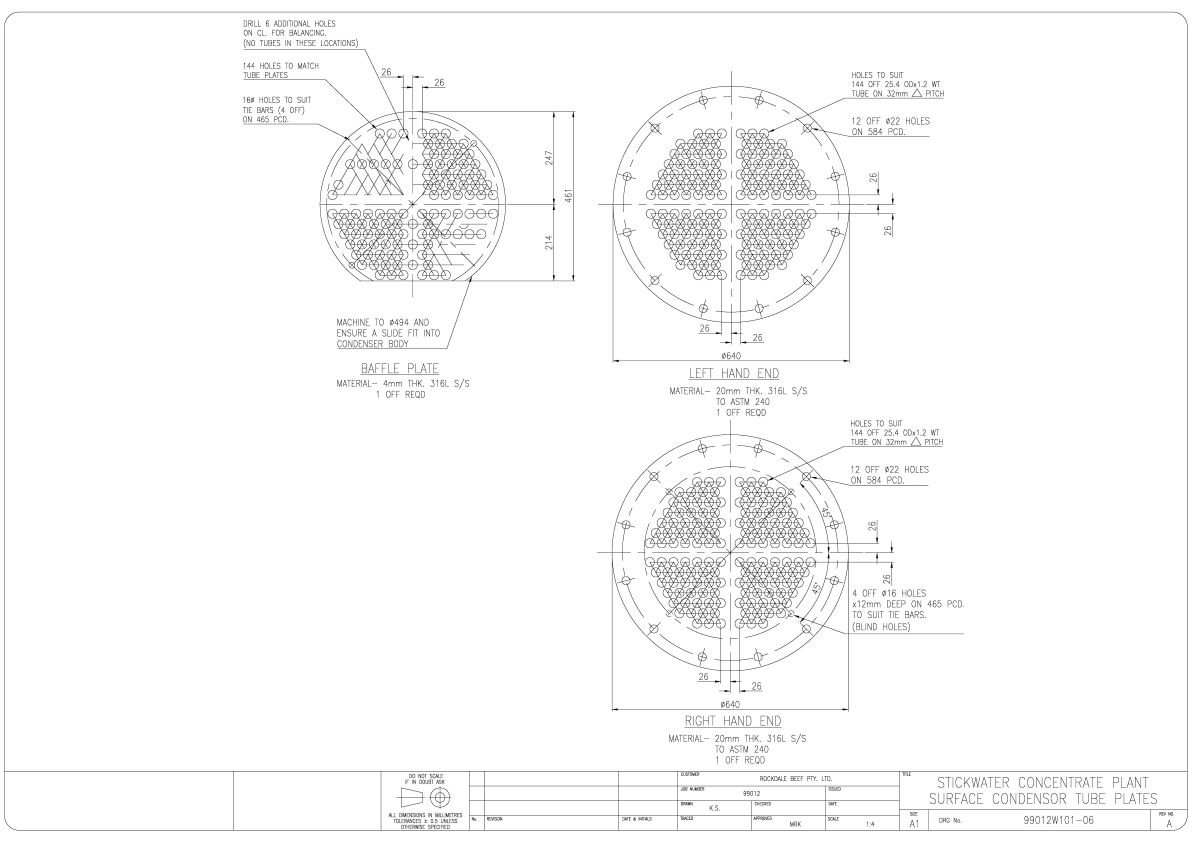 Heat Exchanger Drafting Services at Asia Infotech