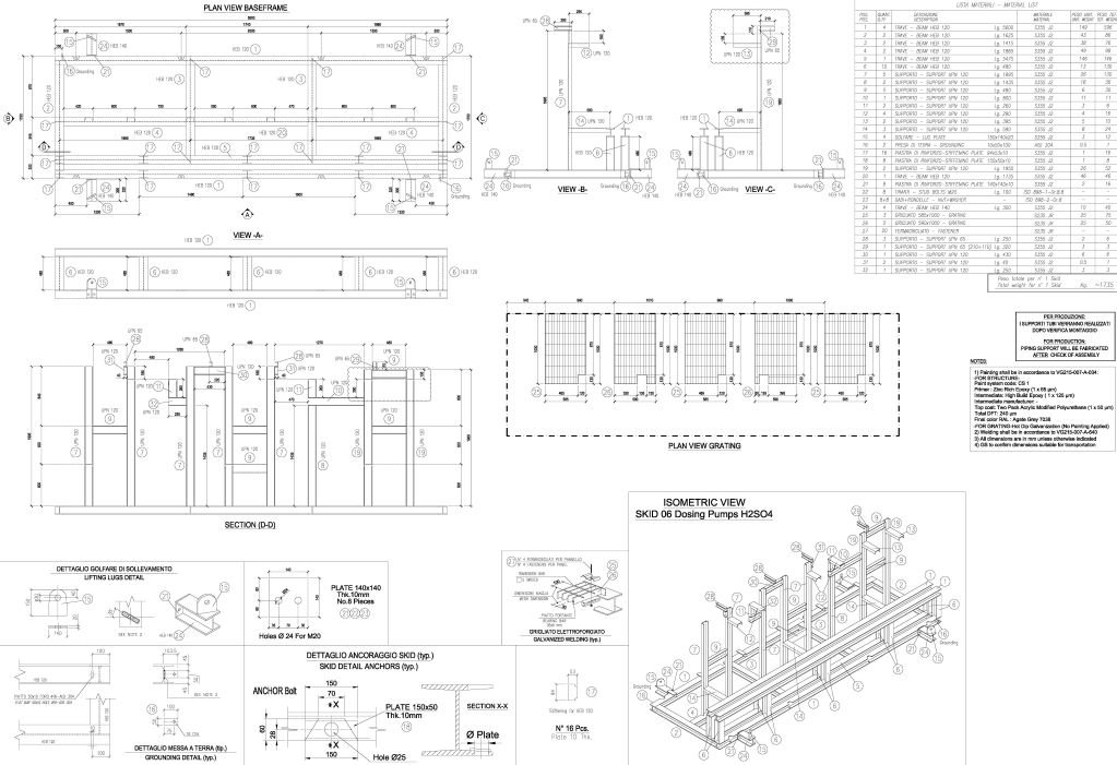 Skid Assembly and Drafting Services by Asia Infotech