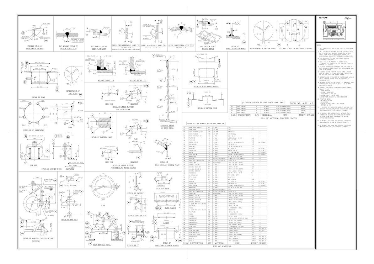Tank Design and Drafting at Asia Infotech
