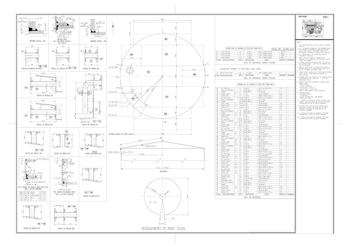 Tank Design and Drafting at Asia Infotech