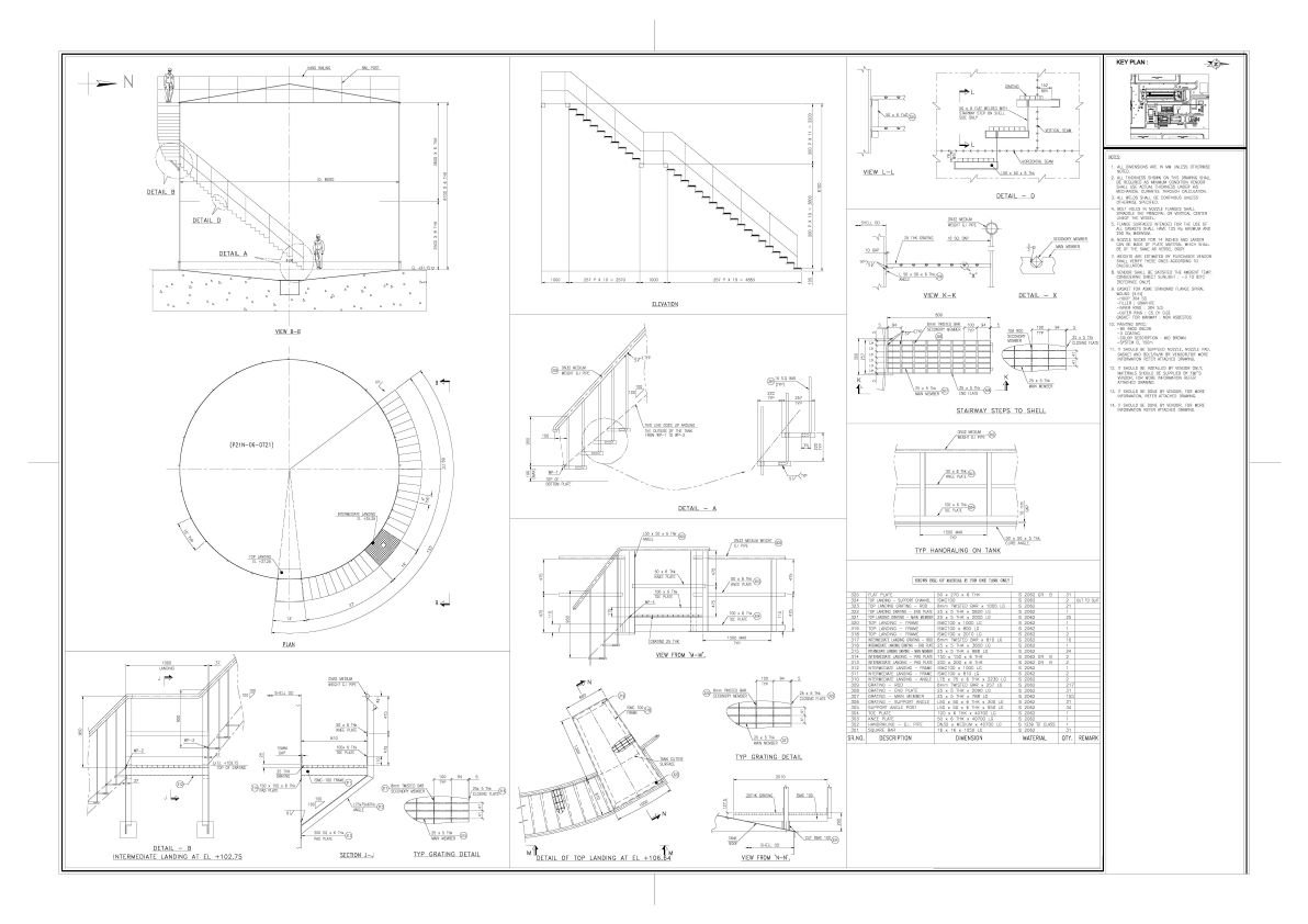 Tank Design and Drafting at Asia Infotech