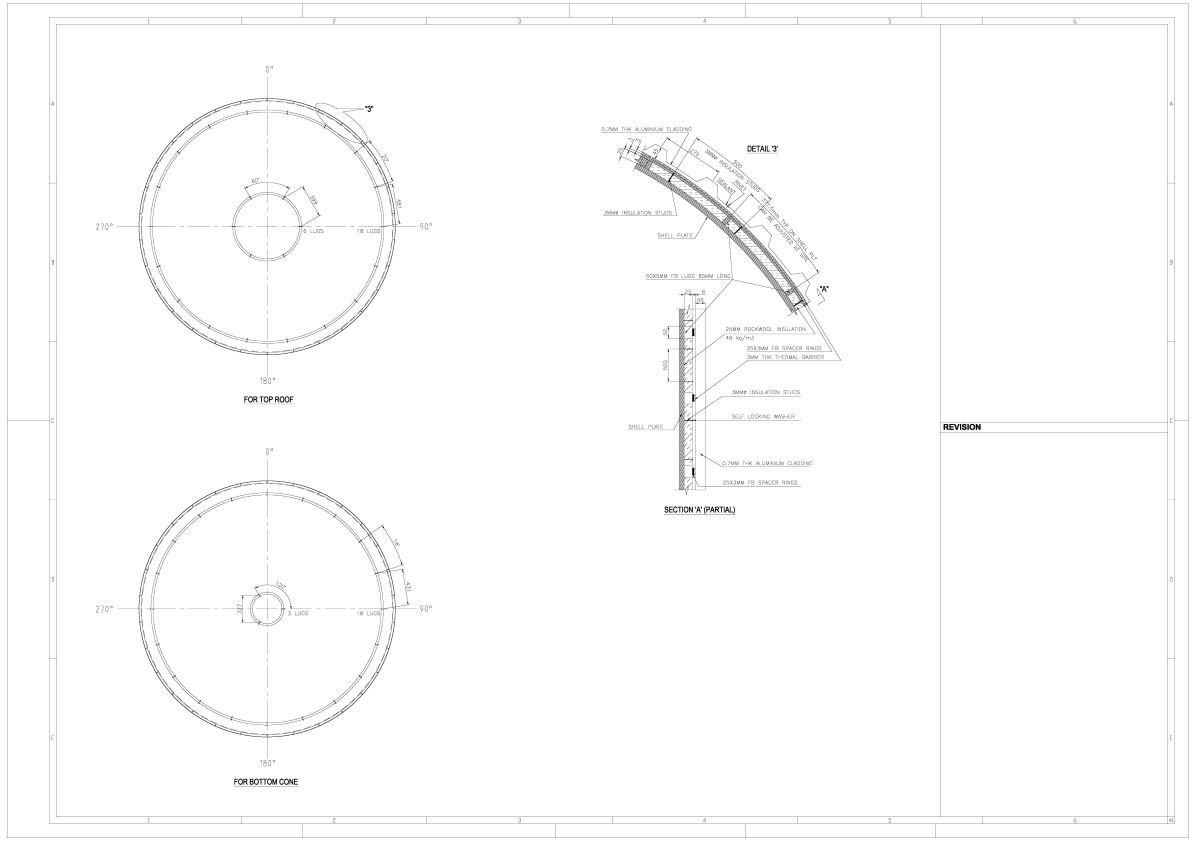 Tank Design and Drafting at Asia Infotech
